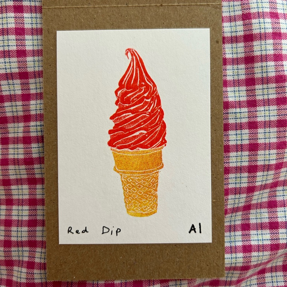 Ice Cream Cone — Inciardi Mini Print